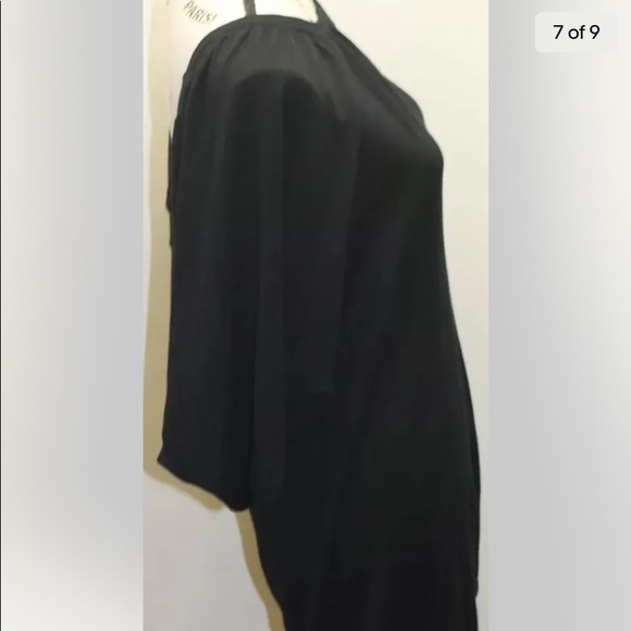 Mango Suit Women’s Black Sweater Dress Mini Long Sleeve S - Picture 5 of 8